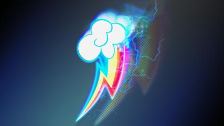My little pony rainbow dash cutie mark wallpaper
