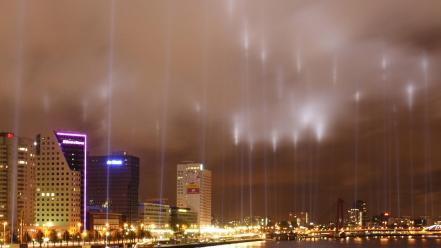 Night world europe netherlands rotterdam wallpaper