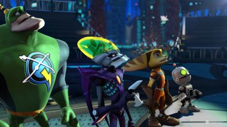 Playstation 3 ratchet one y clank q force wallpaper