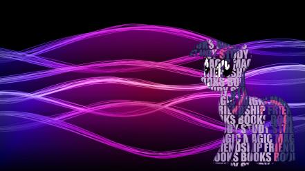 Typography my little pony twilight sparkle wallpaper