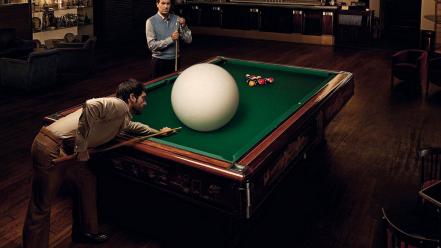 Bar funny pool cue table wallpaper