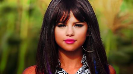 Brunettes selena gomez teen faces wallpaper