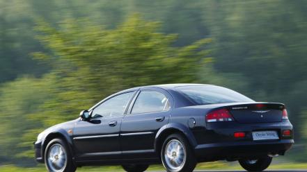 Cars chrysler auto automobile forest wallpaper