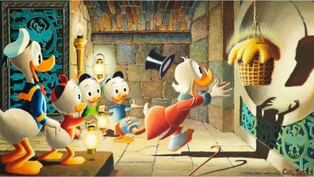 Cartoons disney company ducktales donald duck carl barks wallpaper