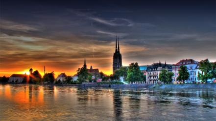 Cityscapes night hdr photography wallpaper