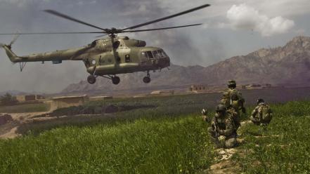 Isaf russian rotary wing greenzone mil mi-17 wallpaper