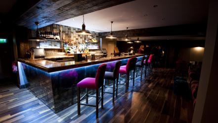 Lighting night club archer neon street lounge wallpaper