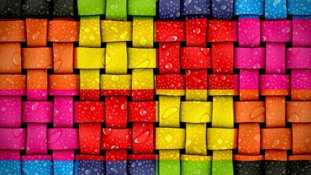 Multicolor twist wallpaper