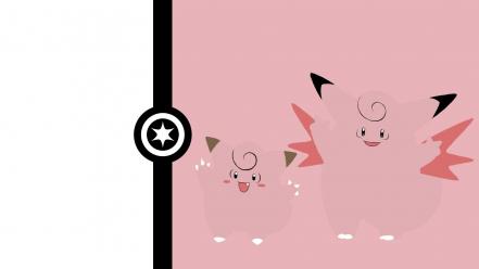 Pokemon video games clefairy clefable game characters wallpaper