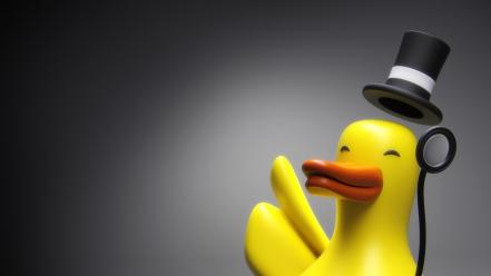 Rubber classy duck wallpaper