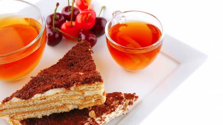 Tea cups healthy drinking wallpaper