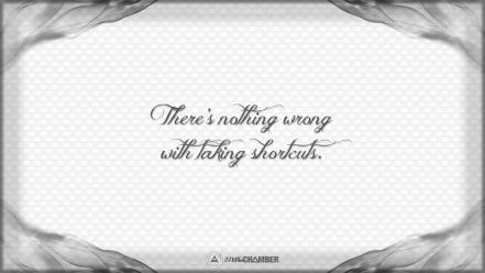 Video games quotes grayscale shortcuts wisdom motivational antichamber wallpaper