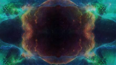 Abstract outer space stars wallpaper
