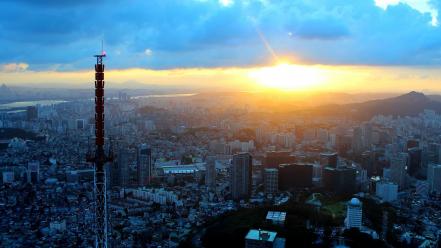 Asia korea seoul buildings cities wallpaper