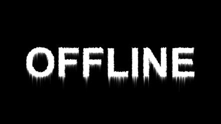 Black and white simple simplistic text only wallpaper