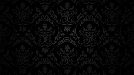Black pattern background wallpaper
