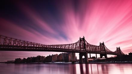 Bridges cityscapes landscapes nature rivers wallpaper