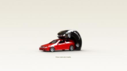 Cars funny white background wallpaper