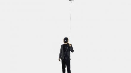Daft punk balloons simple background white wallpaper