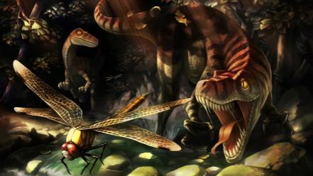 Dragons crown heroic age artwork dinosaurs fantasy art wallpaper