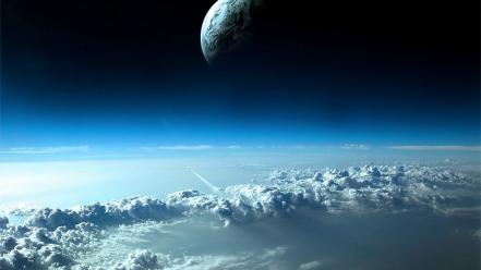 Earth view from space wallpaper