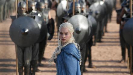 Emilia clarke game of thrones actress army wallpaper