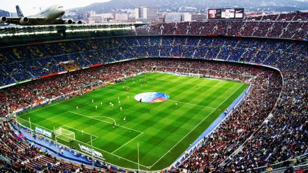 Football stadium wallpaper