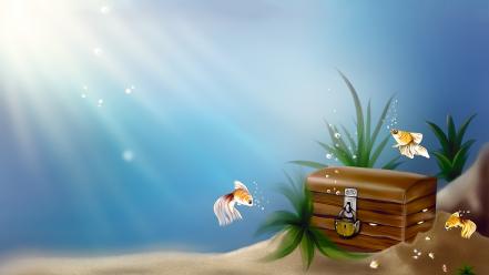 Goldfish animated wallpaper