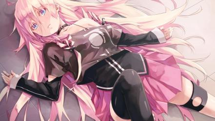 Lucy megurine luka vocaloid blue eyes choker wallpaper