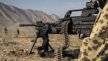 Afghanistan belt-fed german armed forces army wallpaper