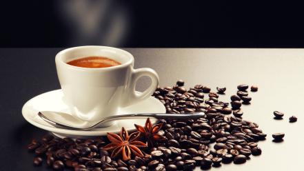 Brown coffee drinking wallpaper