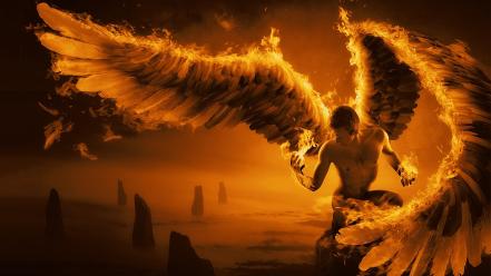 Fire angel wallpaper