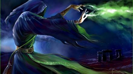 Halloween witch wallpaper