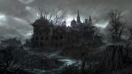 Jonasdero abandon abandoned house ruins wallpaper