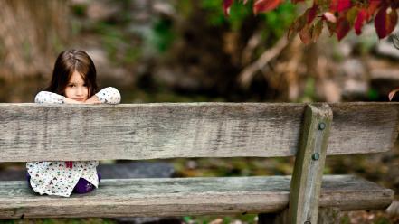 Lonely little girl wallpaper