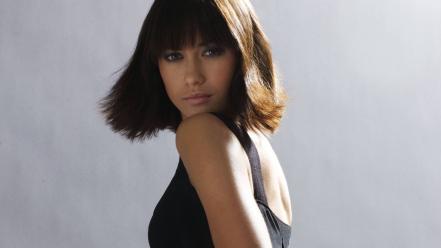 Olga kurylenko actress bangs brunettes green eyes wallpaper