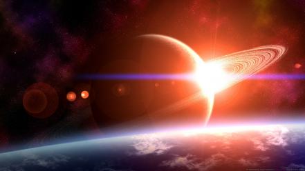 Saturn planet wallpaper