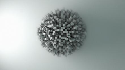 3d white background wallpaper