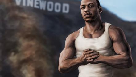 Auto vinewood characters fan art video games wallpaper