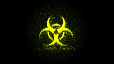 Biohazard symbol wallpaper