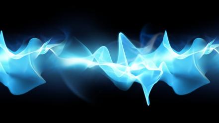 Blue lights wallpaper