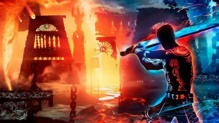 Digital art game outland video games wallpaper