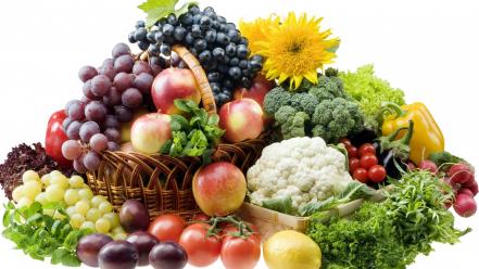 Fruits and vegetables wallpaper