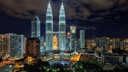 Kuala lumpur petronas towers buildings cityscapes wallpaper