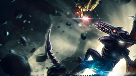Metroid cosmic shinjuku wallpaper
