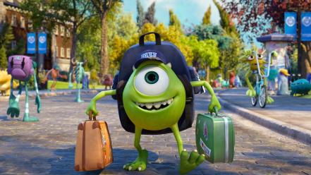 Mike wazowski monsters university movies wallpaper