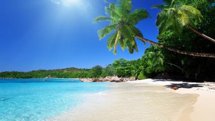 Sunny beach wallpaper