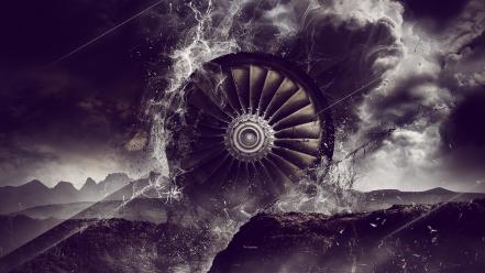 Abstract artwork digital art symphony tribunal wallpaper