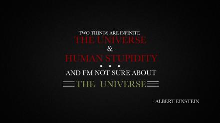 Albert einstein citation infinity phrase quotes wallpaper