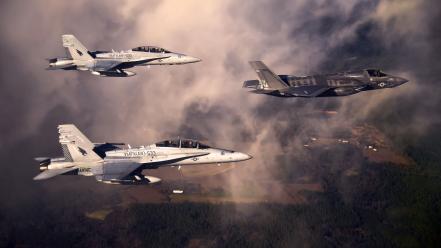 F-18 hornet aircraft f35 wallpaper